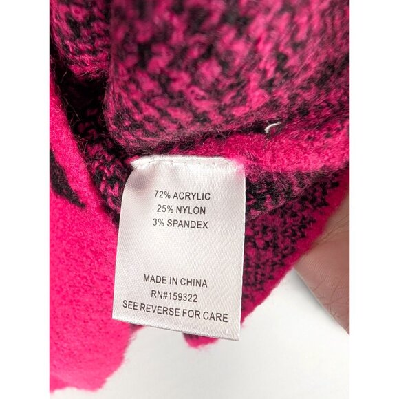 Central Park West Sweater Womens Small Pink Black Blanche Abstract Pullover NWT - Picture 4 of 7